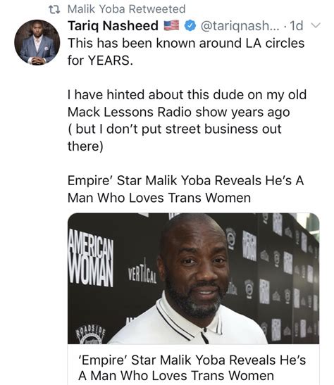 malik yoba thanks public for support after announcing he s attracted to transgender people
