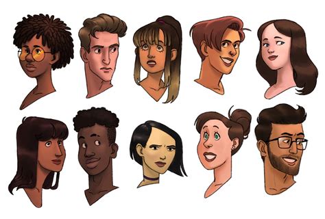 Character Design Practice Face Drawing Reference Face Shapes Guide Face Drawing