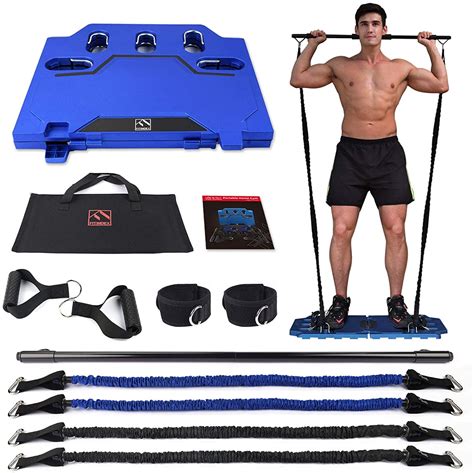 Fitindex Portable Home Gym Exercise Equipment With Resistance Bands