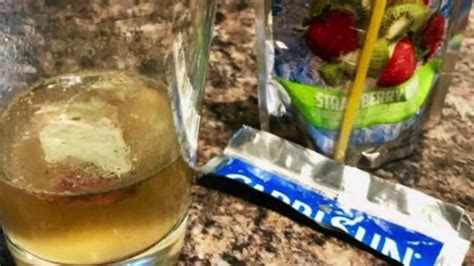 Indiana Dad Finds Mold Inside Capri Sun Pouch He Was Going To Give To