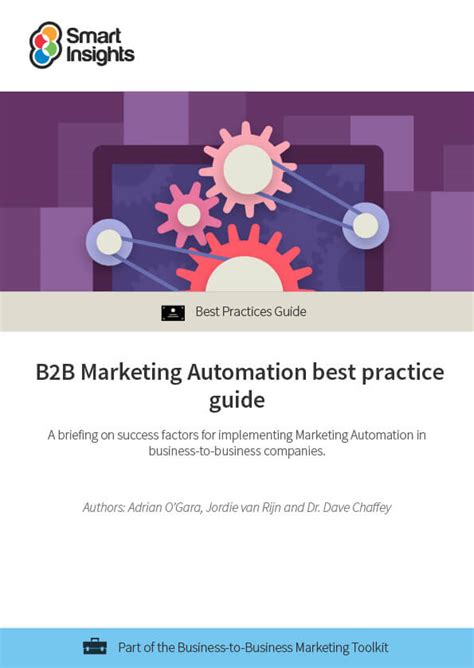 B2b Marketing Automation Best Practice Guide Smart Insights