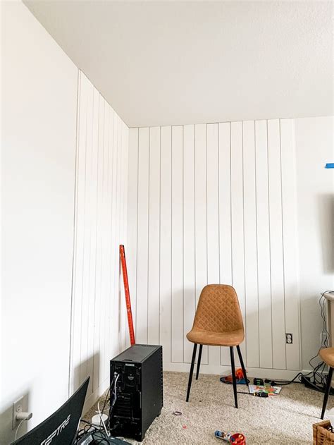 How To Install Vertical Shiplap Love And Renovations Shiplap Accent