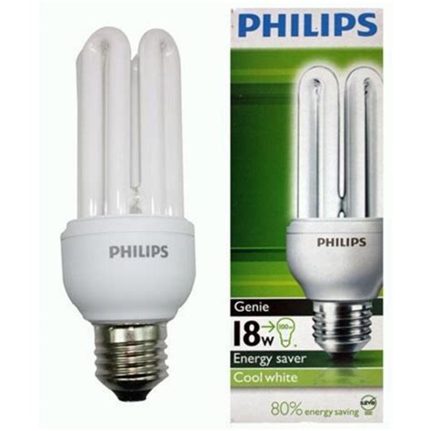 Philips หลอด Genie 18w ขั้วเกลียว E27 แสง Day Light หลอดประหยัดไฟ