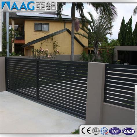 Elegant Modern Metal Aluminium Sliding Gate China Aluminum Door And