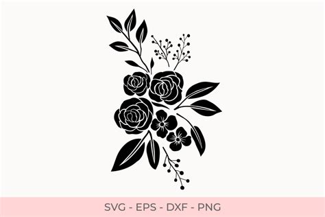 Free Flower Bouquet Svg Free Svg Png Eps Dxf File