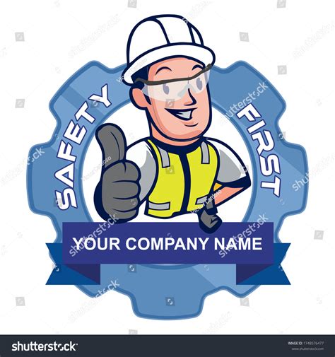 Safety First Logo Company Vector Stock Vector Royalty Free 1748576477