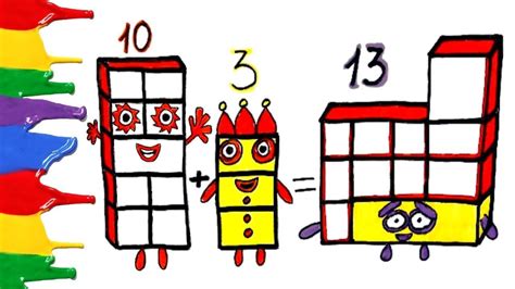 Numberblocks Drawing Cool Baby Stuff 3rd Birthday Kids Rugs Images