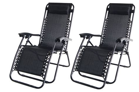 They are not only comfortable but fashionable too. 2x Palm Springs Zero Gravity Chairs Lounge/Outdoor Yard ...