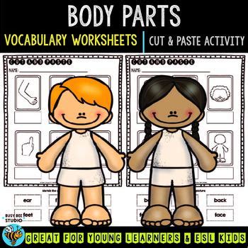Click here for all cut & paste printables. Label the Pictures Worksheets | Body Parts | Cut and Paste ...