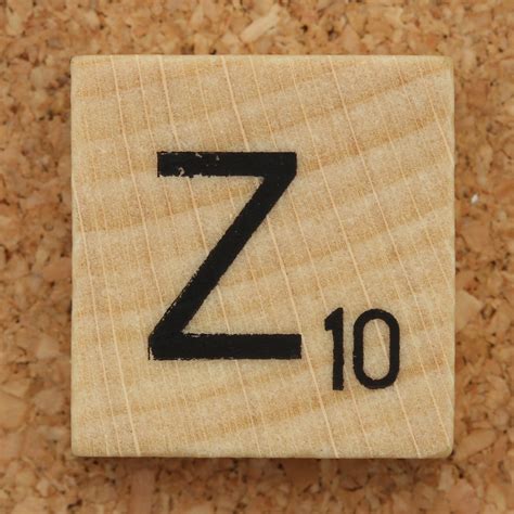 Wood Scrabble Tile Z A Photo On Flickriver