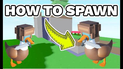 How To Spawn Ducks In Roblox Bedwars Youtube