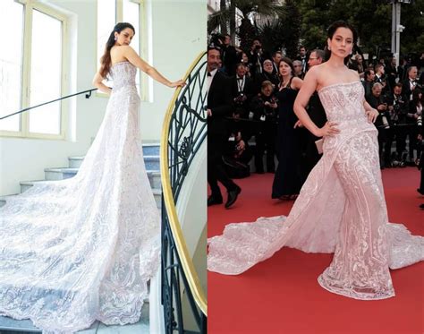 Kangana Ranaut In A Pink Gown At Cannes 2019 South India Fashion