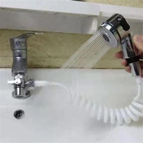 Bathroom Sink Faucet Sprayer Shower Head Attachment Funiyou