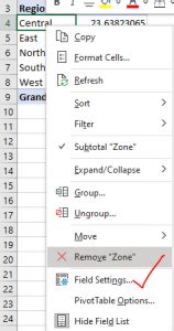 Then, in the value field settings dialog box, click the number format button and apply the format you want. How to Use Pivot Table Field Settings and Value Field Setting