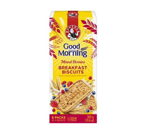 Bakers Good Morning Biscuits Mixed Berries 300g Makro