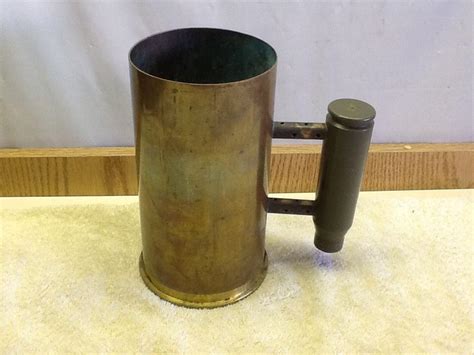 Military Af Mortar 105mm M14 Shell Casing Mug Trench Art 1807200087