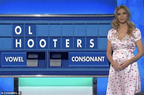 Pregnant Rachel Riley Stifles A Giggle On Countdown As A Contestant Spells Out