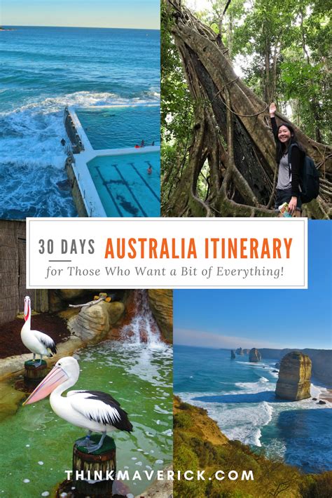 One Month Australia Itinerary My Sample Itinerary Thinkmaverick