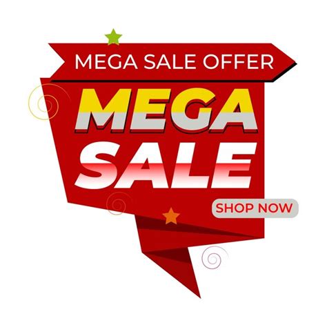 Premium Vector Big And Mega Sale Banners Sales With Discounts And