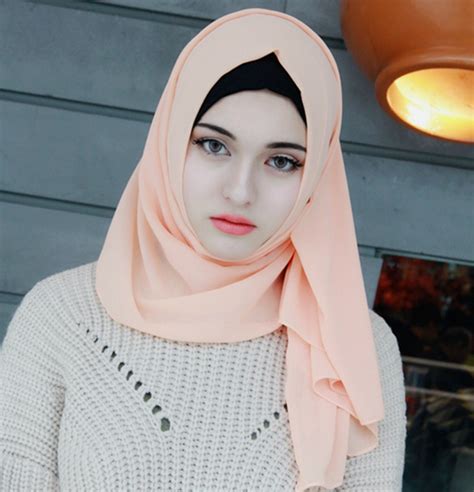 Muslim Hijab Fashion Scarf Malaysia Arab Hijab Popular Latest Hot