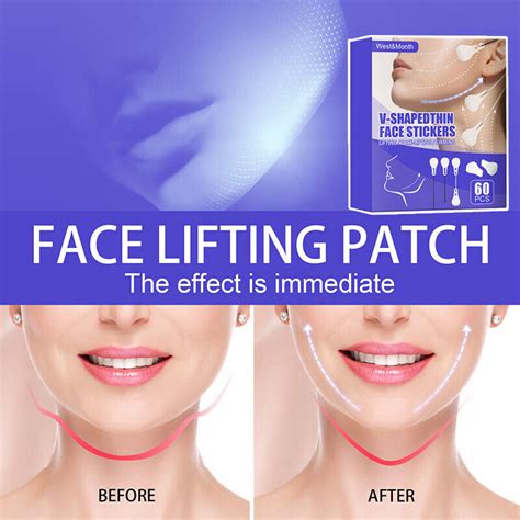 60pcs Set Instant Face Neck Eye Lift Face Lift V Tapes Shape Tape Anti