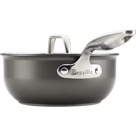 Breville Thermal Pro Hard Anodized Nonstick 25 Qt Covered Saucier