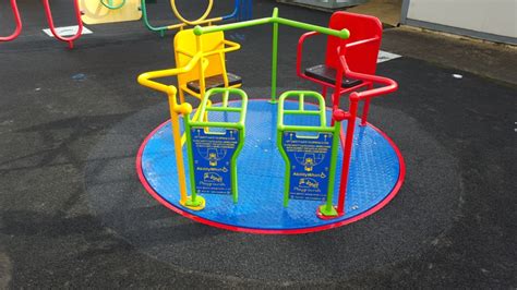 Playground Equipment From Creative Play Solutions Disability Roundabout