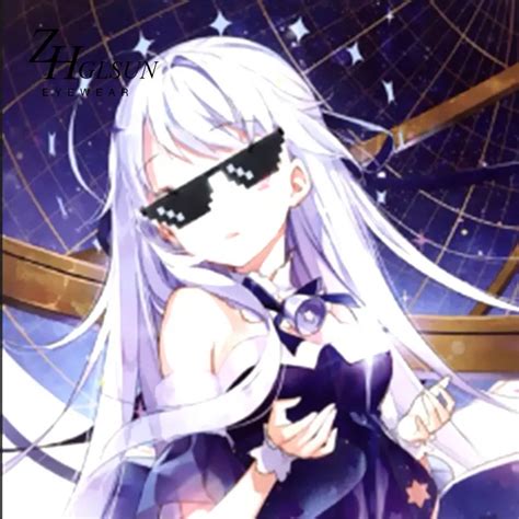 Zhglsun Halloween Thug Life Deal With It Mosaic Pixel Cosplay Props Sunglasses Anime Glasses
