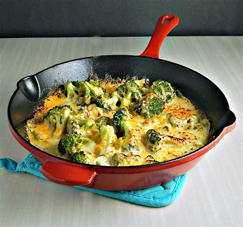 Easy Cheesy Broccoli Skillet In 2020 Broccoli Recipes Side Dish