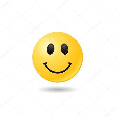 Emoticono Feliz Emoji Sonrisa Brillante Símbolo Eps — Archivo Imágenes