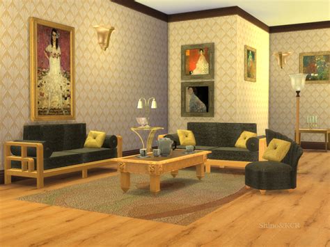 Art Deco Livingroom By Shinokcr At Tsr Sims 4 Updates