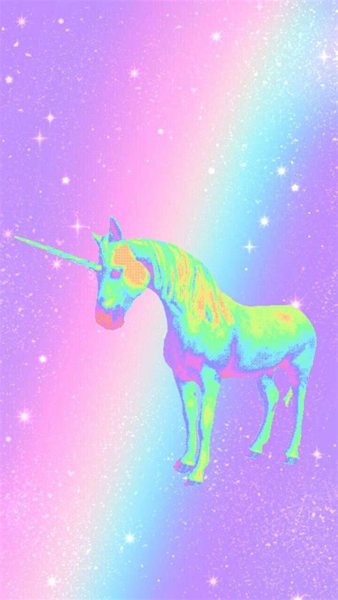 Rainbow Unicorn Licorne