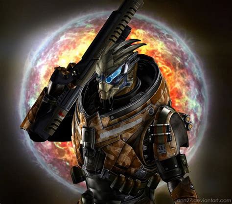 Garrus Vakarian As Archangel From The Mass Effect Trilogy