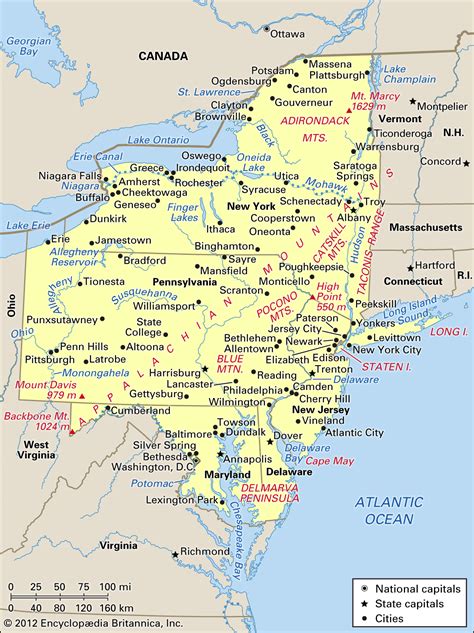New York Capital Map Population History And Facts Britannica