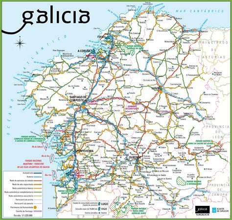 Tienes toda la información en: Galicia road map