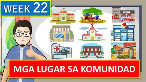 Mga Lugar Sa Komunidad Melc Based Tagalog Lesson Youtube