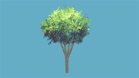 Anime Tree 1 3d Model By Ahingel D9b3403 Sketchfab