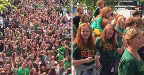 International Redhead Festival In Breda Holland Attracts Thousands Of