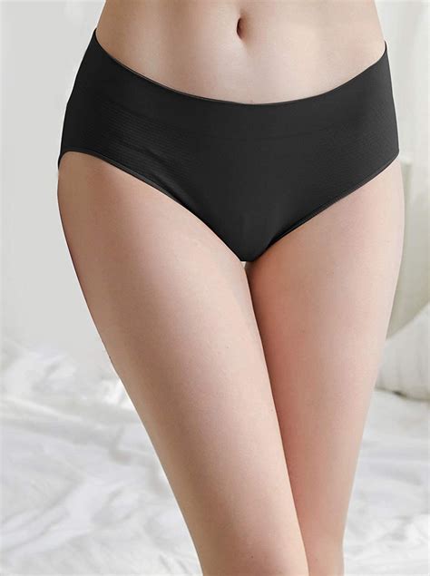 Sayceli Womens Underwear Seamless Hipster Panties Stretch Assorted
