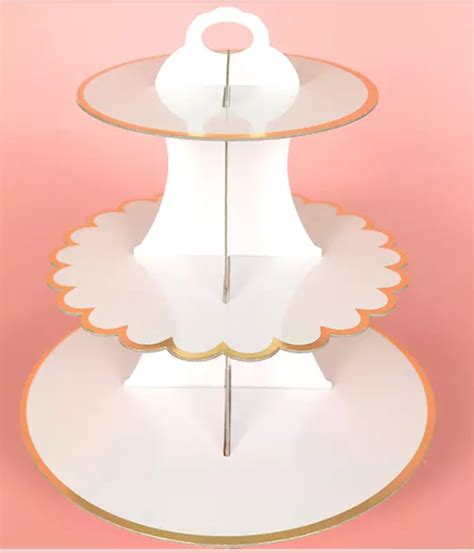 3 Tier Cupcake Stand One Image Balloon Sdn Bhd