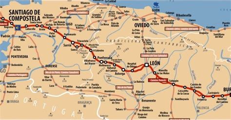 Rands Adventure Camino Frances Map