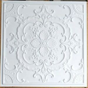 Get free shipping on qualified faux tin ceiling tiles or buy online pick up in store today in the building materials department. PL19 Faux tin ceiling tiles white matt embossed decor wall ...
