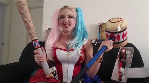 Playtime Again Harley Quinn Suicide Squad Swat Bat And Mallet Review Youtube
