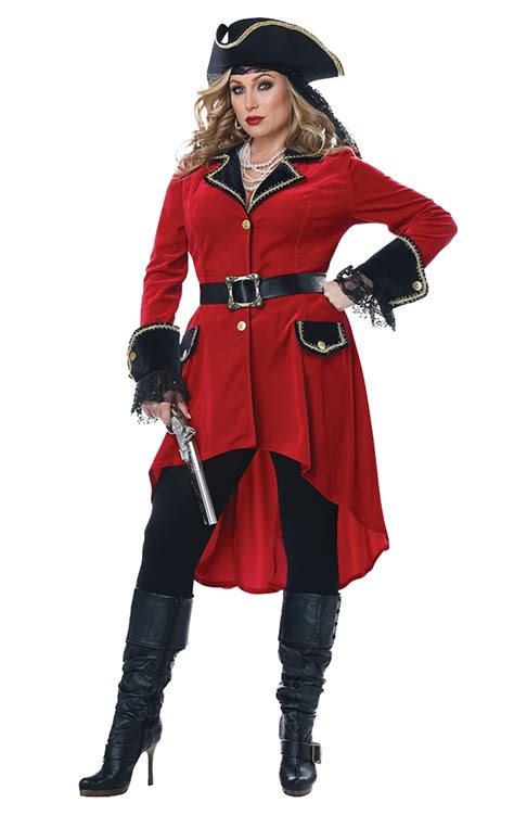 Womens Captain Hook Plus Size Costume | Plus size costume, Costumes for women, Plus size costumes