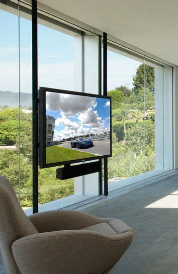 Tv Over Glass Wall Tv Wall Design Living Room Tv Wall Living Room
