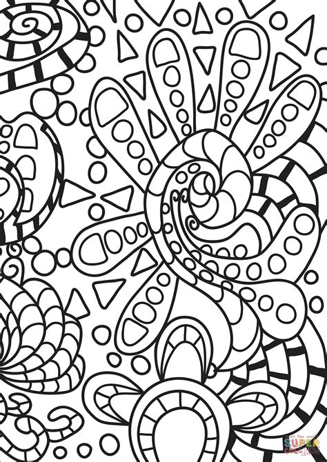 Printable Doodle Art Coloring Pages Respect Sketch Coloring Page