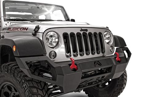 Fab Fours Vengeance Front Bumper For 07 17 Jeep Wrangler And Wrangler