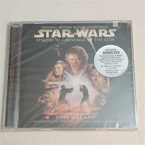 New Cd And Dvd Star Wars Revenge Of The Sith Soundtrack Limited W