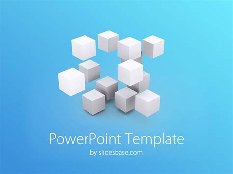 3d Cubes Powerpoint Template Slidesbase