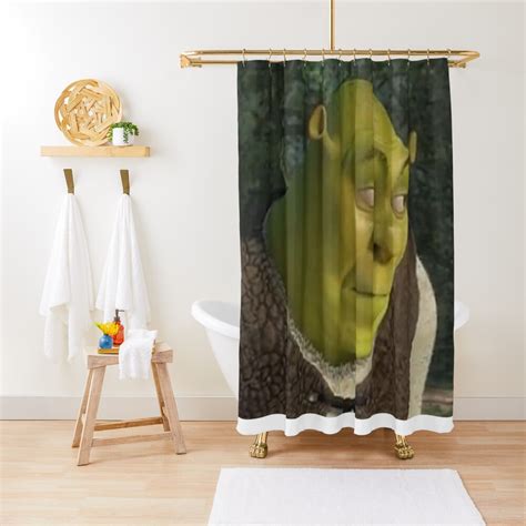 Shrek Meme Drip Shower Curtain For Sale By Kaylebpeterson Redbubble